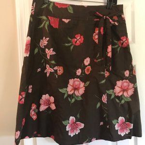 Tommy Hilfiger - Brown & Pink Floral Skirt